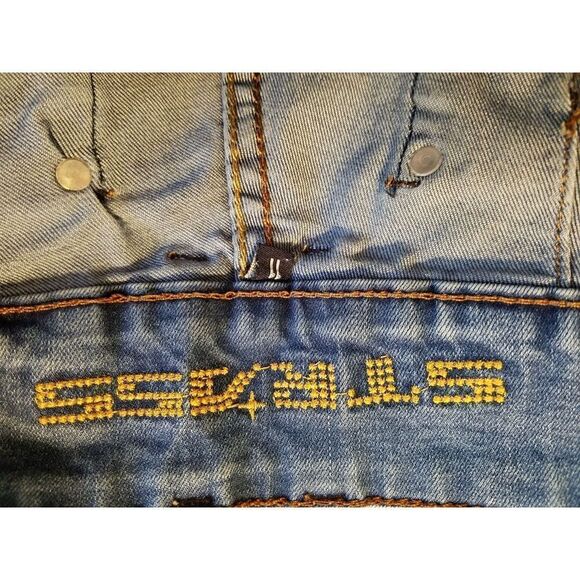 Strass distressed denim shorts size 11 - Picture 6 of 6